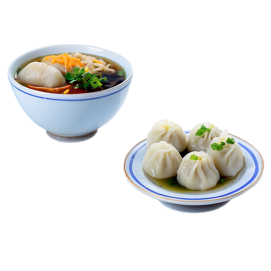 Ramen With Dumplings Png Nwh57