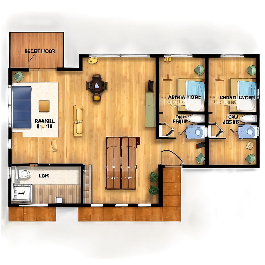 Ranch Style Floor Plan Png Snj