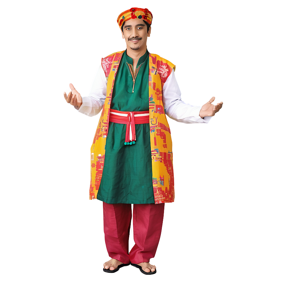 Random Person In Traditional Costume Png Fbl85