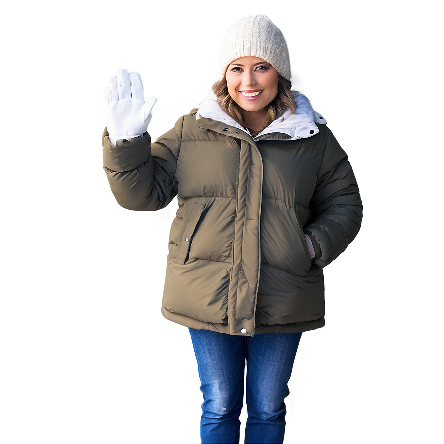 Random Person In Winter Coat Png 3