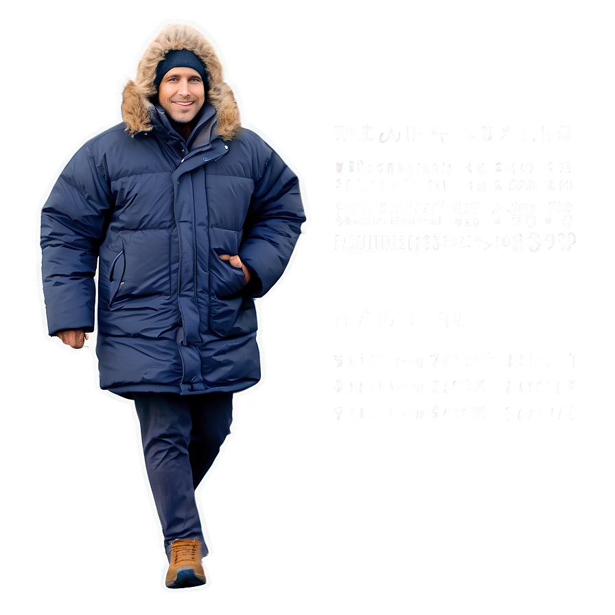 Random Person In Winter Coat Png 90