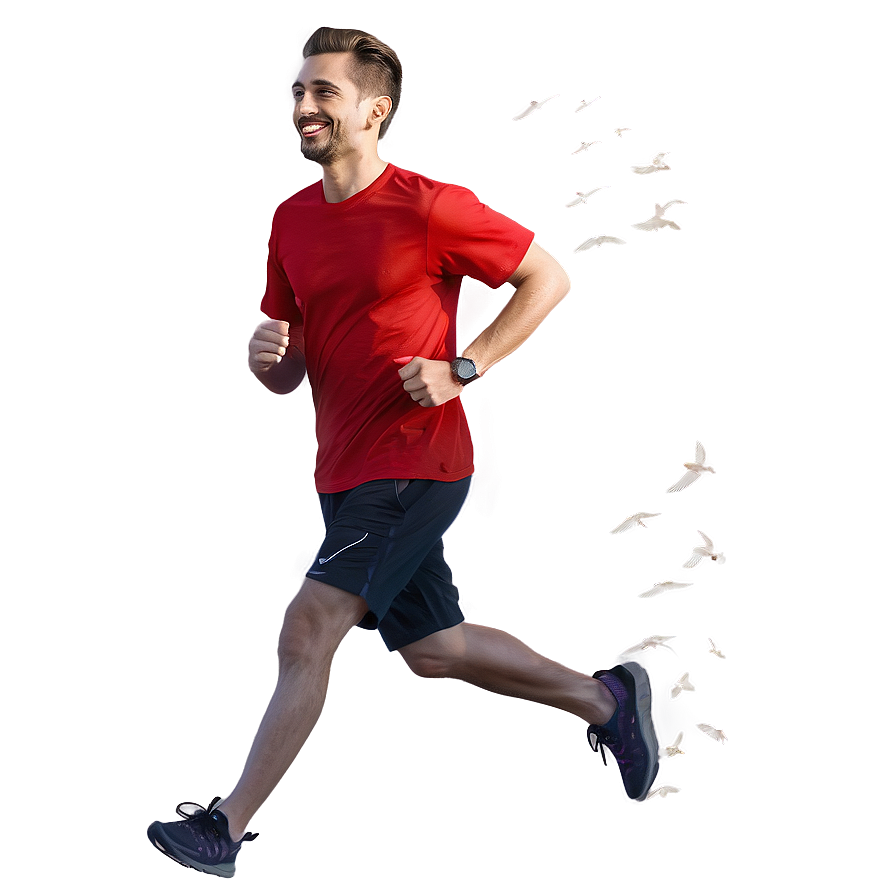 Random Person Running Illustration Png Soi50