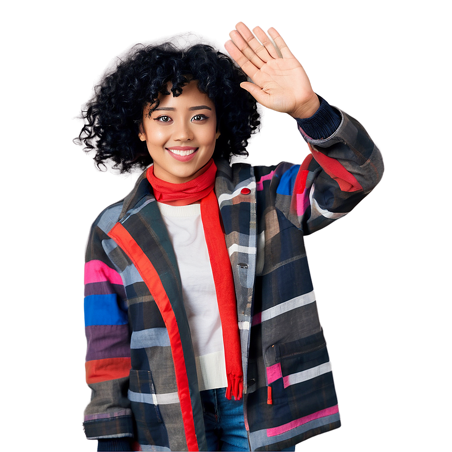 Random Person Waving Hand Png Phm