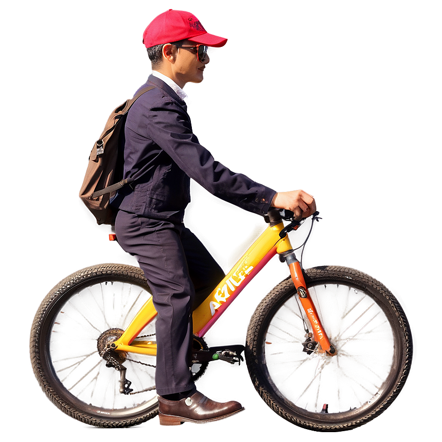 Random Person With Bicycle Png 33