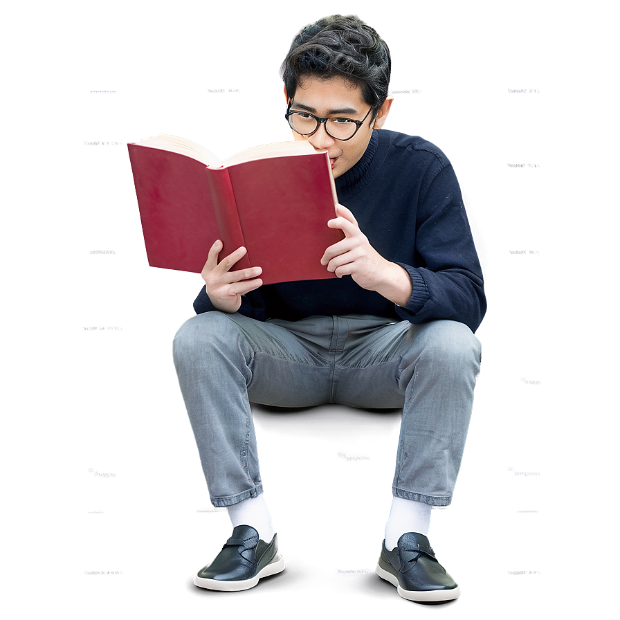 Random Person With Book Png Jgk