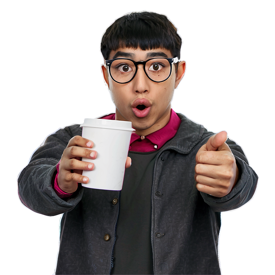 Random Person With Coffee Mug Png 06252024