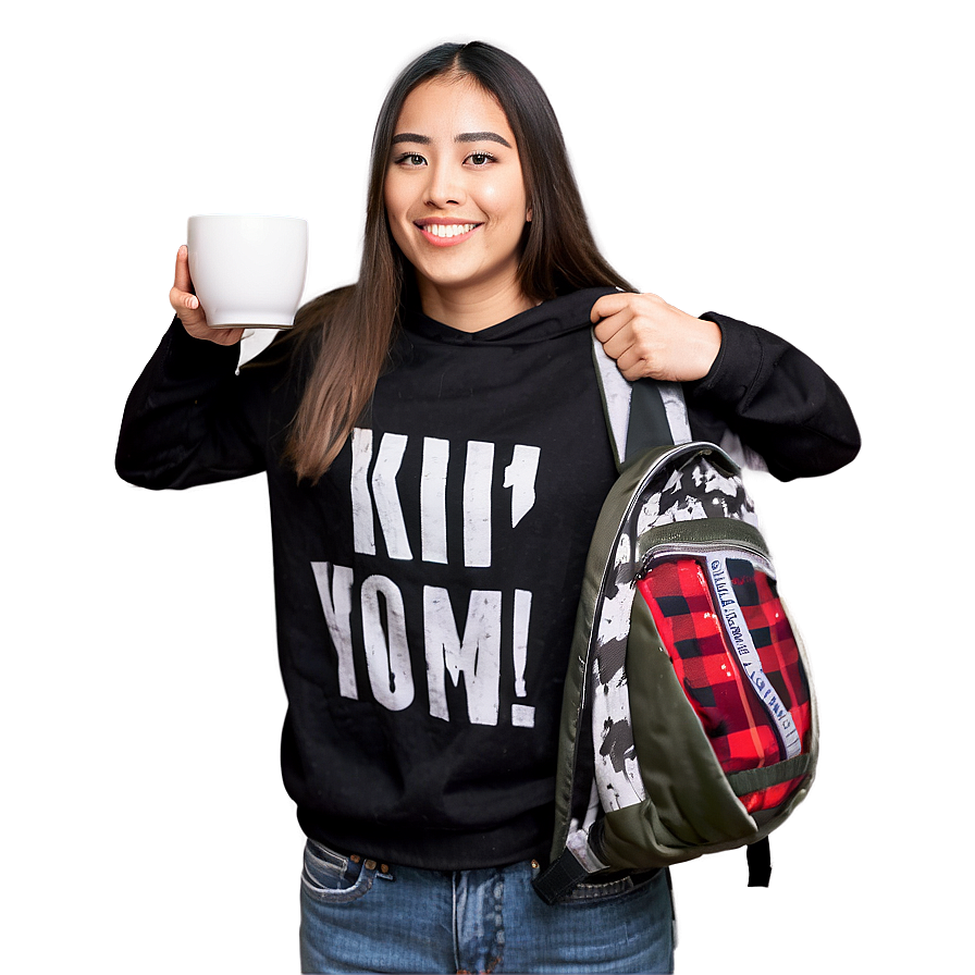 Random Person With Coffee Mug Png Giu