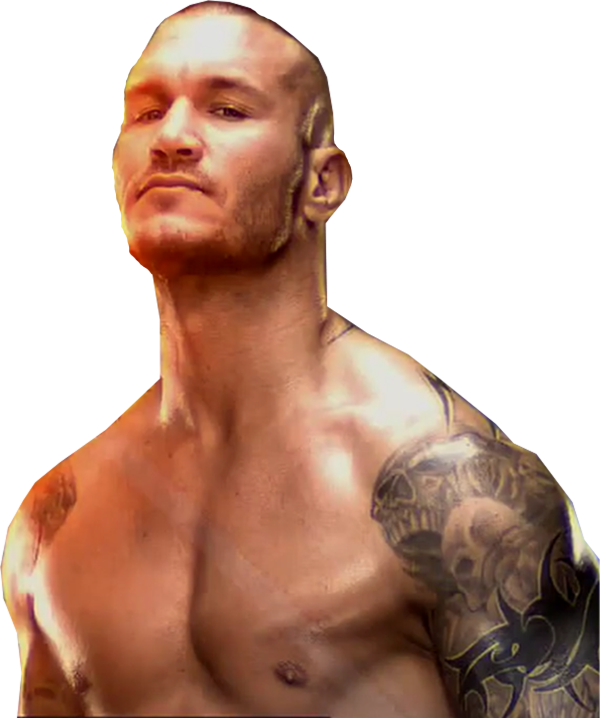 Randy Orton Tattooed Wrestler Portrait