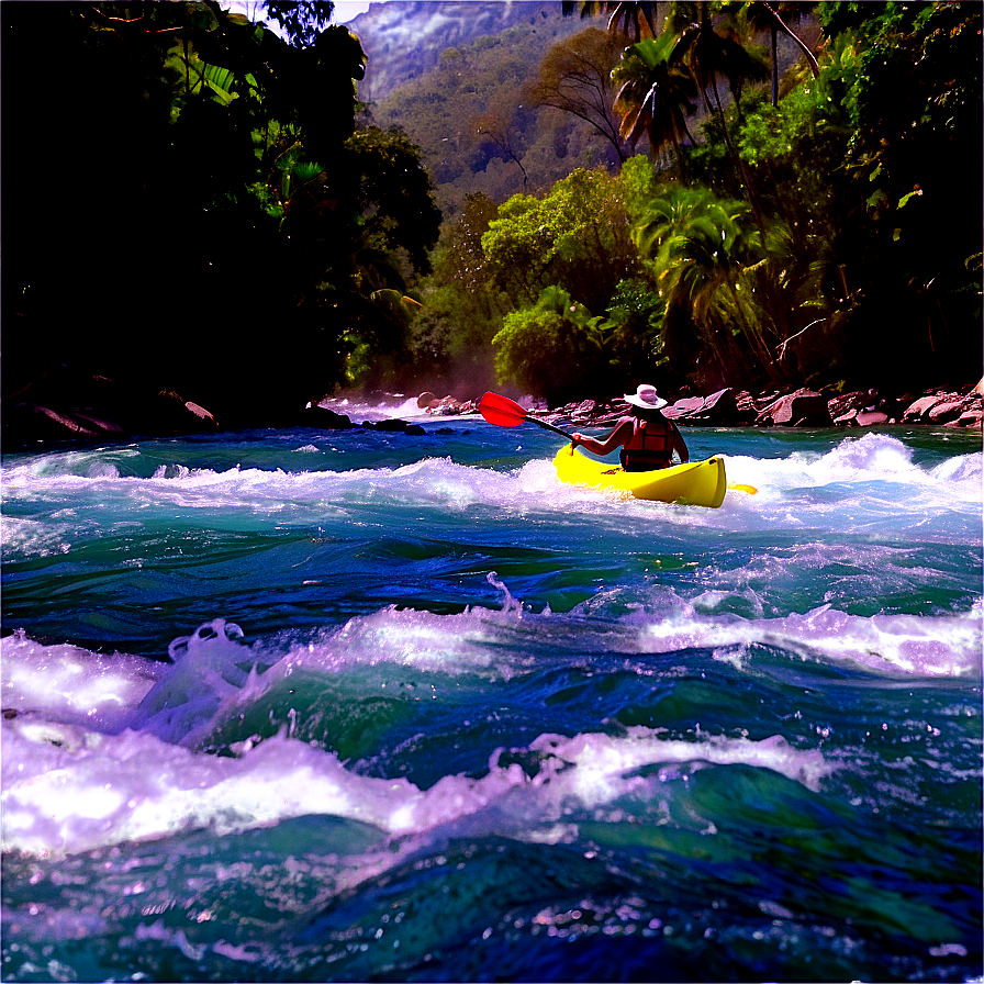 Rapid River Kayaking Png 54