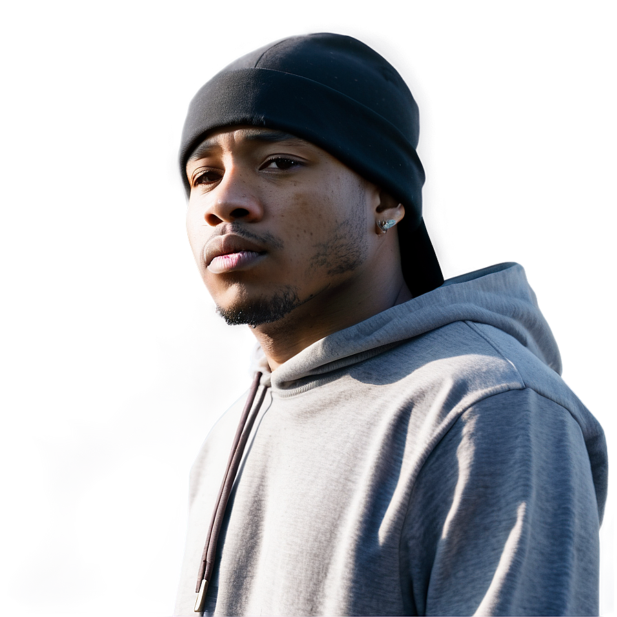 Rapper In Hoodie Png 06112024