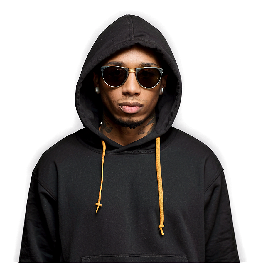 Rapper In Hoodie Png Gaf