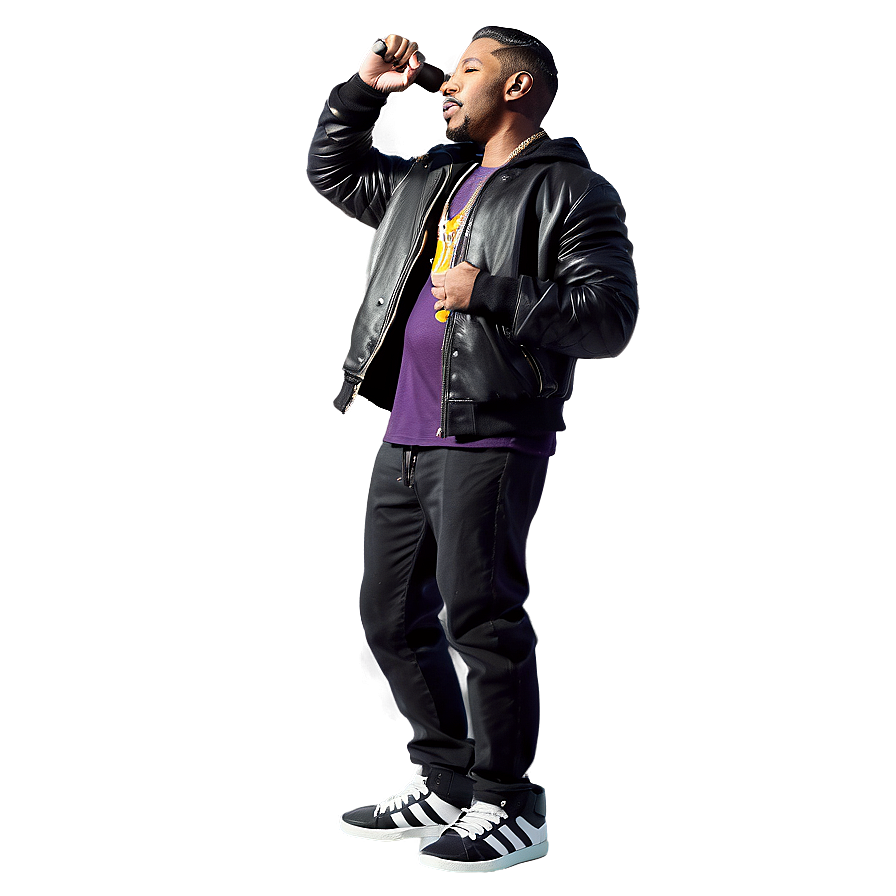 Rapper With Crowd Background Png 84