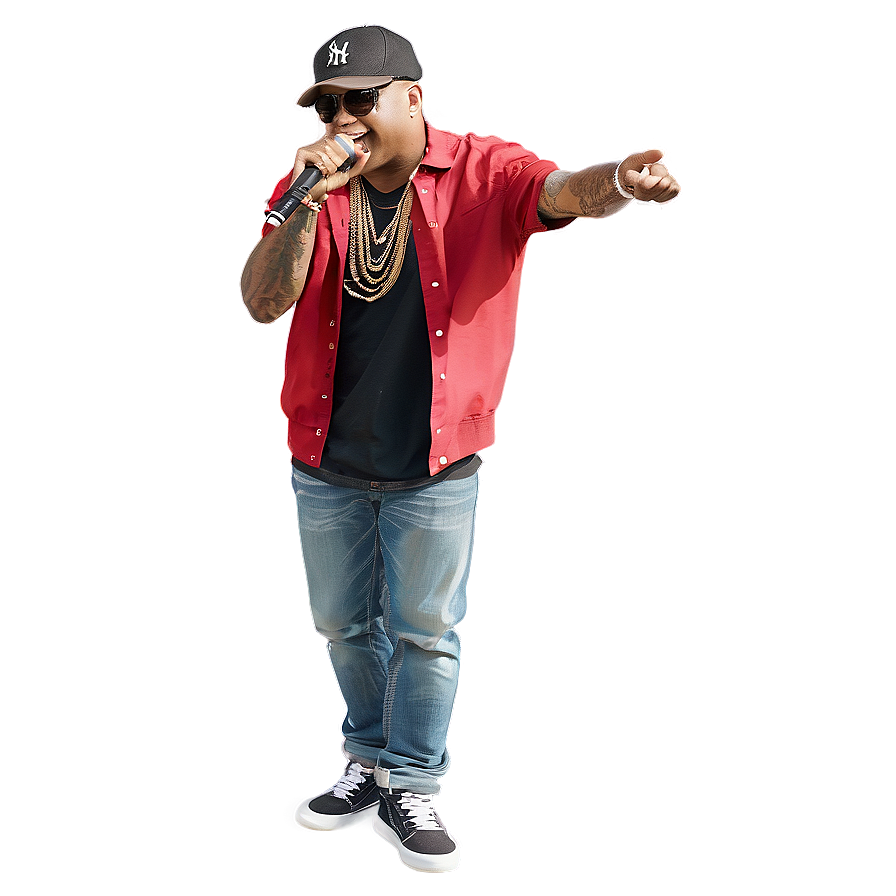 Rapper With Microphone Png Lol95