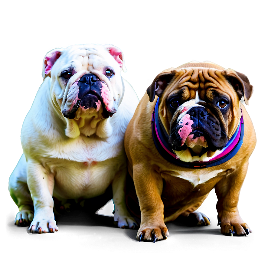 Rare Colored Bulldogs Png 06252024