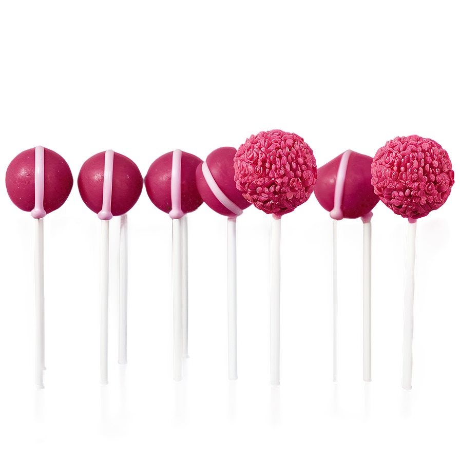 Raspberry Cake Pops Png Ymm