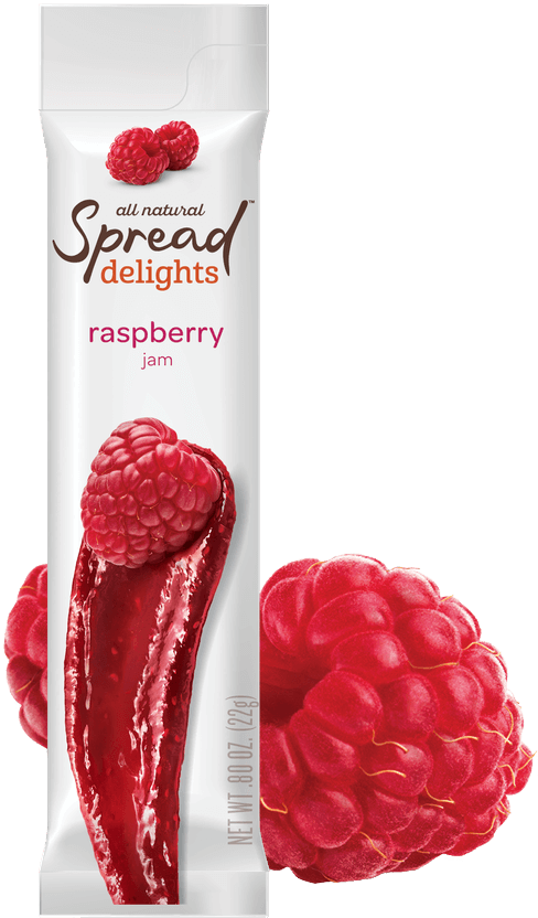 Raspberry Jam Spread Delights Packaging