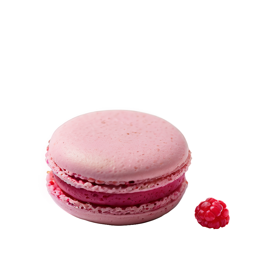 Raspberry Macaron Png 06122024