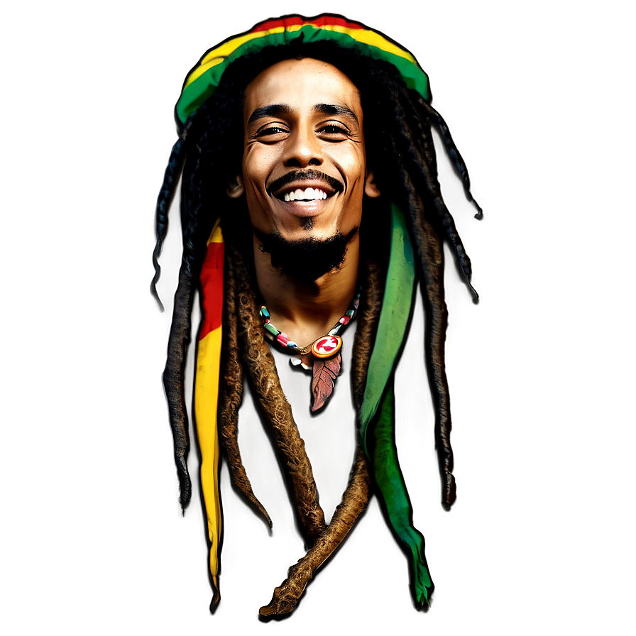 Rasta Bob Marley Png 06122024