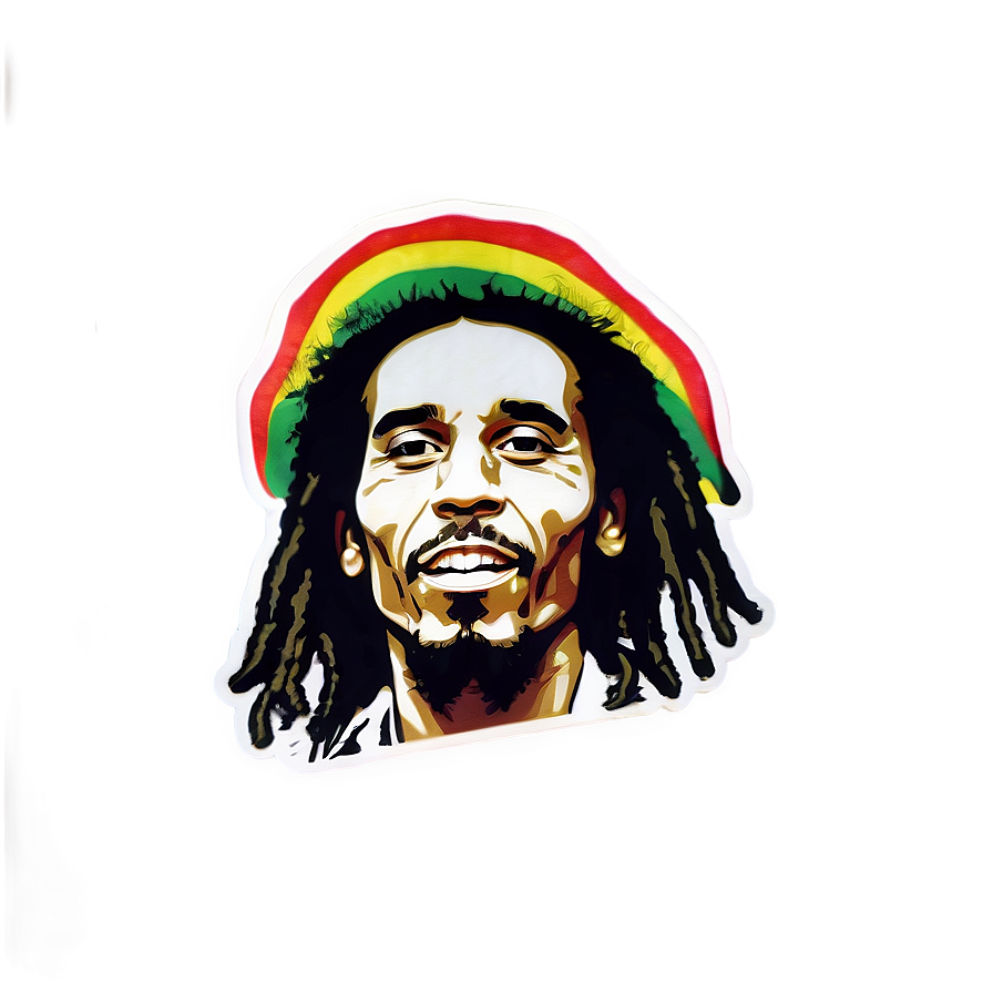 Rasta Bob Marley Png 80