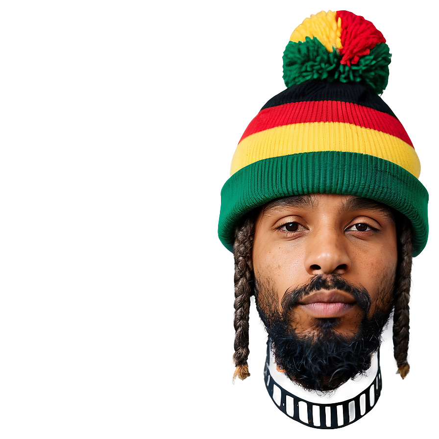 Rasta Hat With Pom Pom Png 40