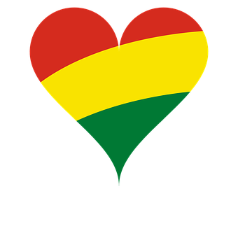 Rasta Heart Graphic