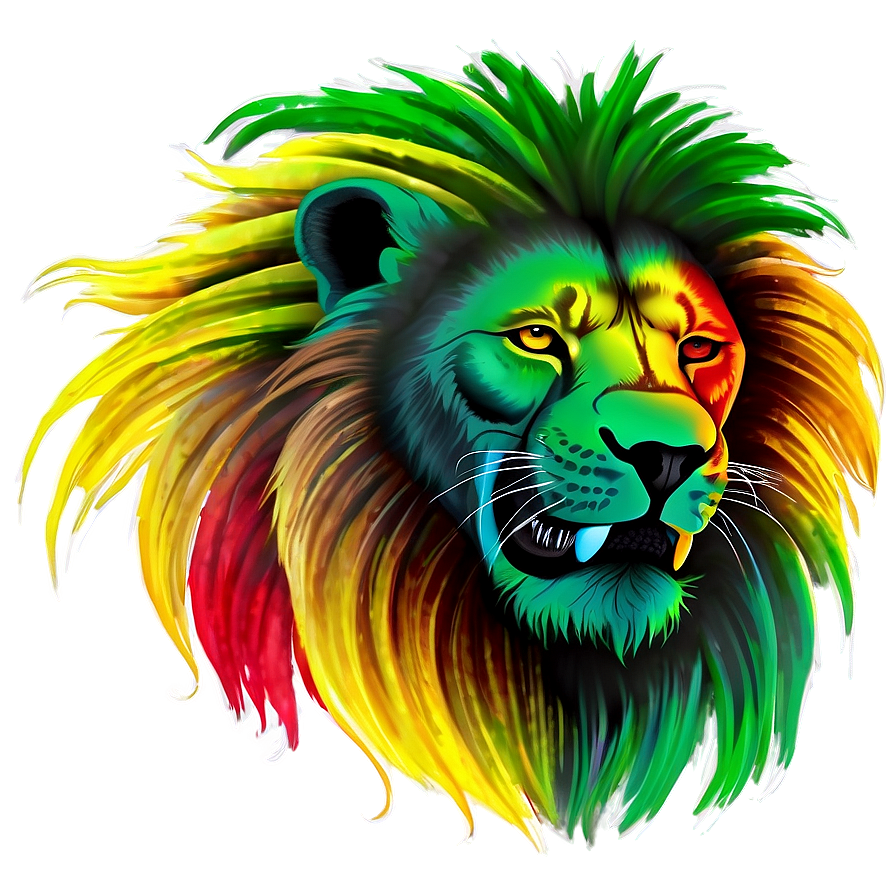 Rasta Lion Peace Symbol Png 06292024