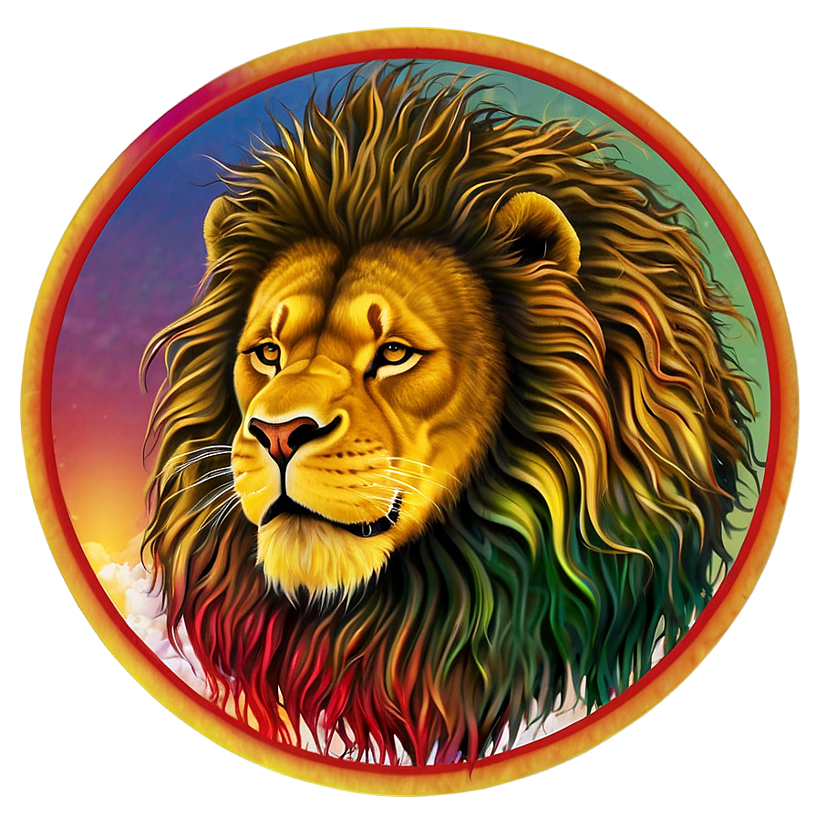 Rasta Lion Peace Symbol Png Fdr