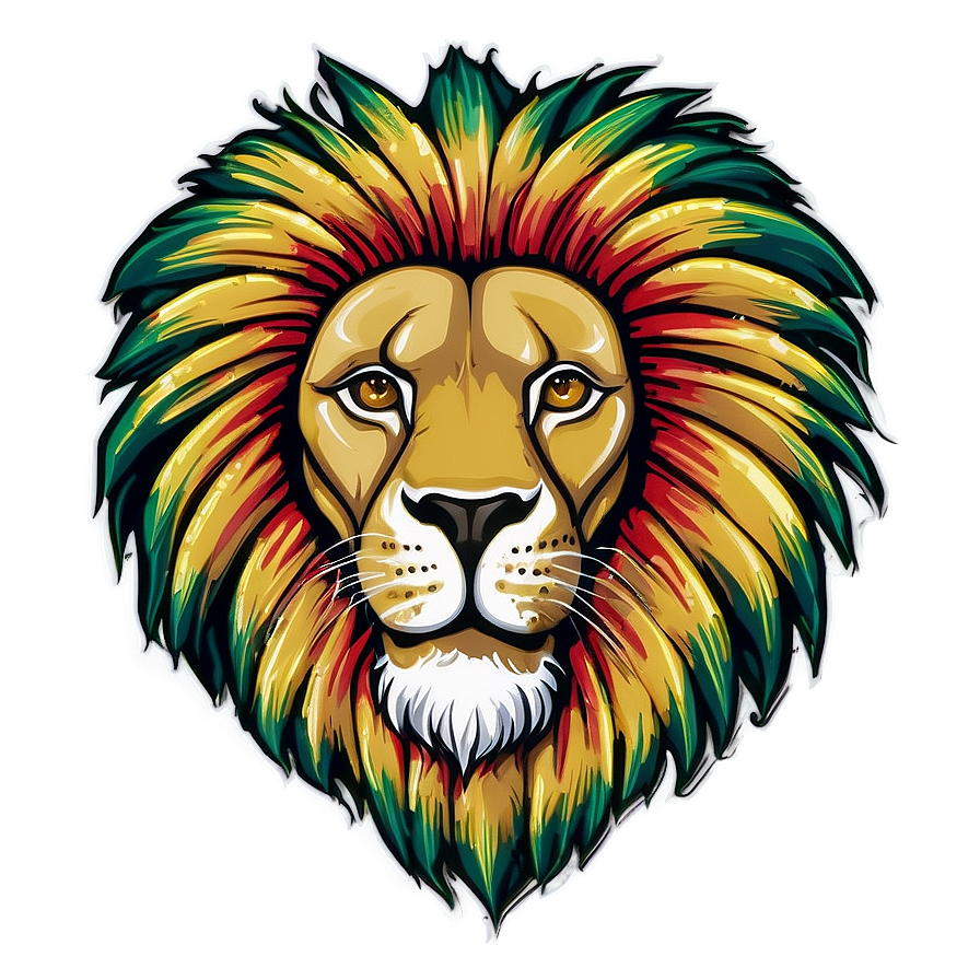 Rasta Lion Spiritual Icon Png 06292024