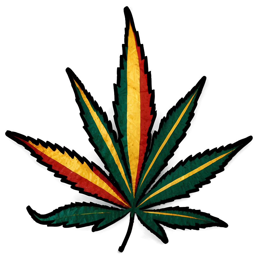 Rasta Weed Leaf Png 1