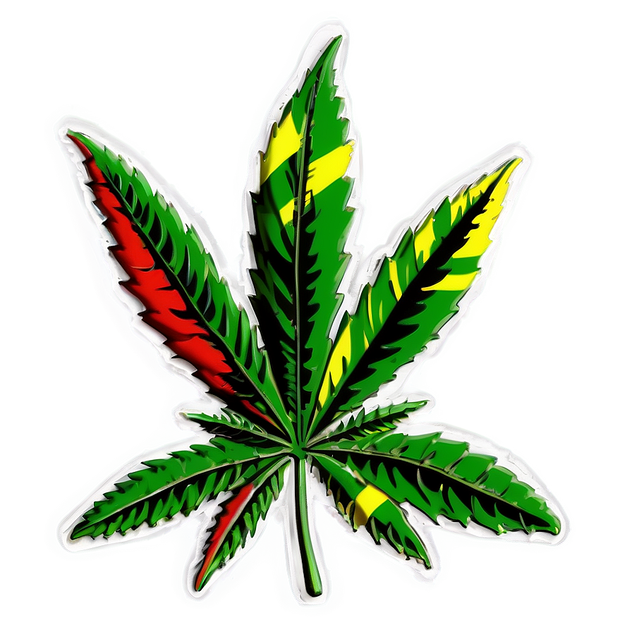 Rasta Weed Leaf Png 27