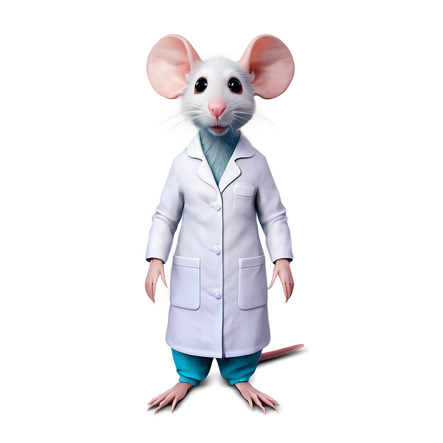 Rat In Lab Coat Png Vsu96