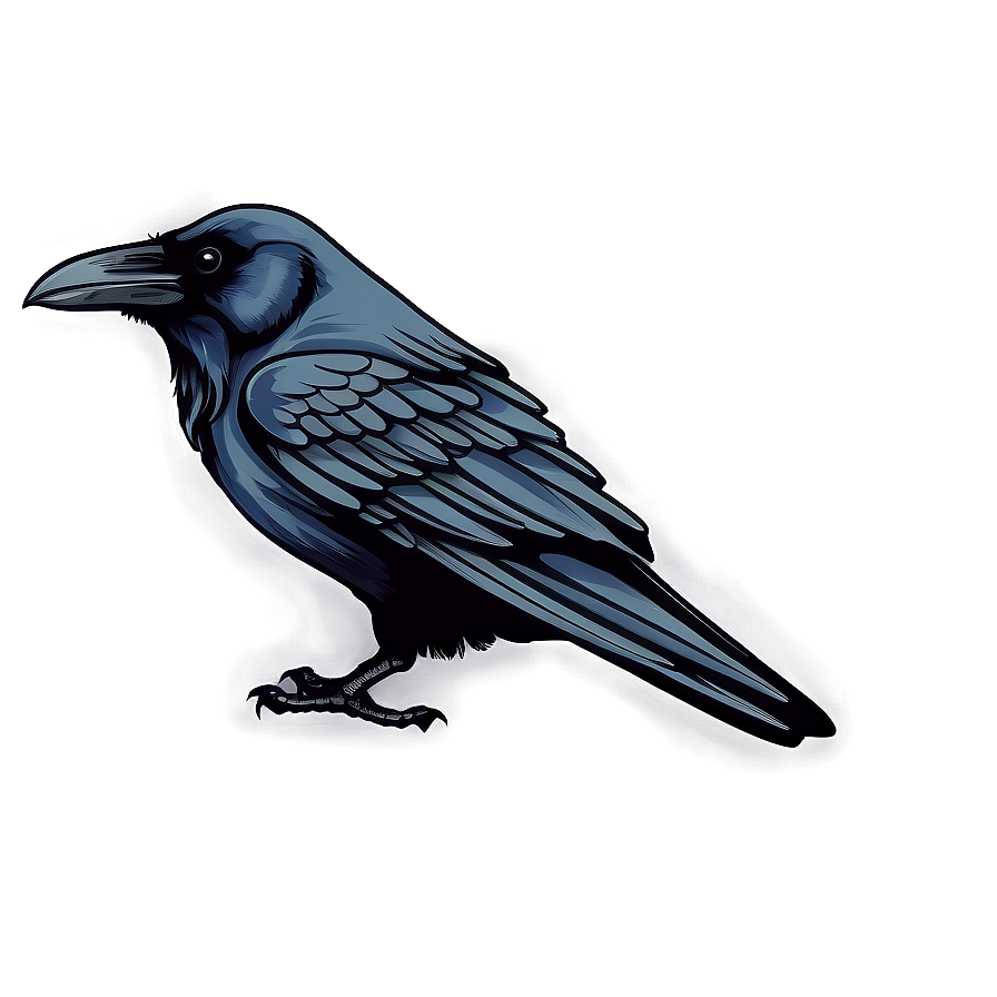 Raven Tattoo Design Png Reh5