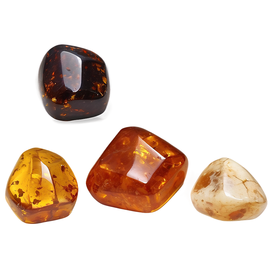 Raw Amber Stone Png 06242024