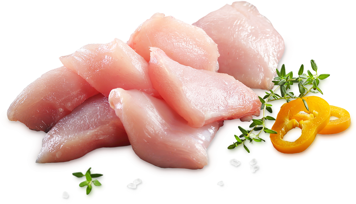 Raw Chicken Breast Herbs Spices