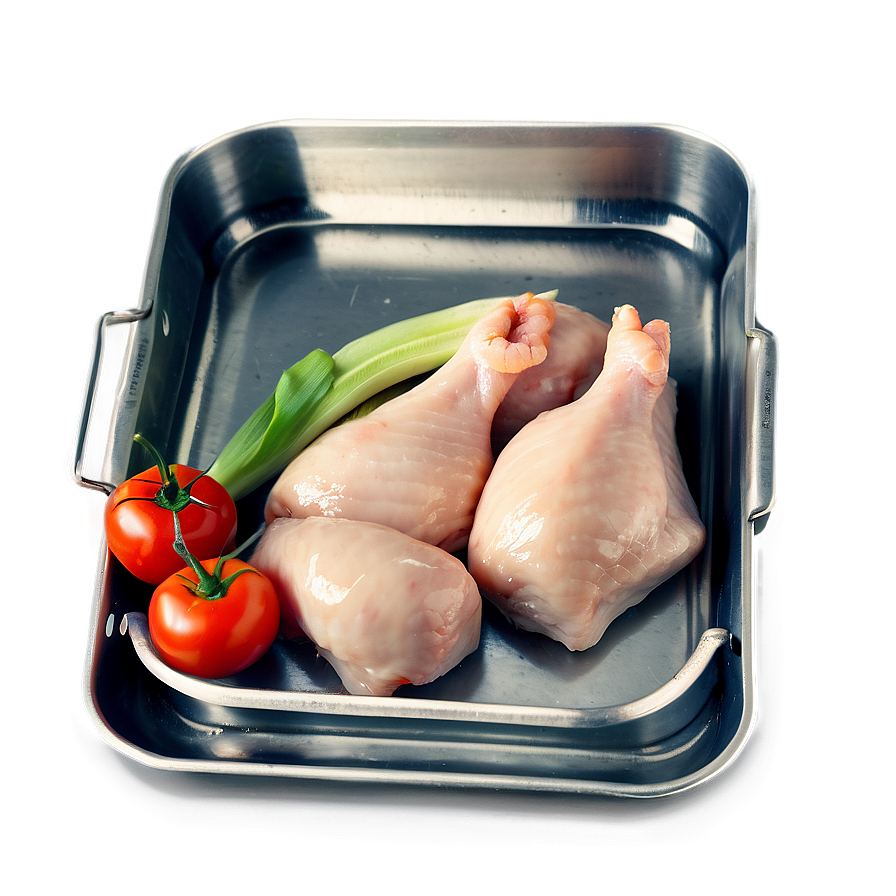 Raw Chicken In Tray Png 06272024