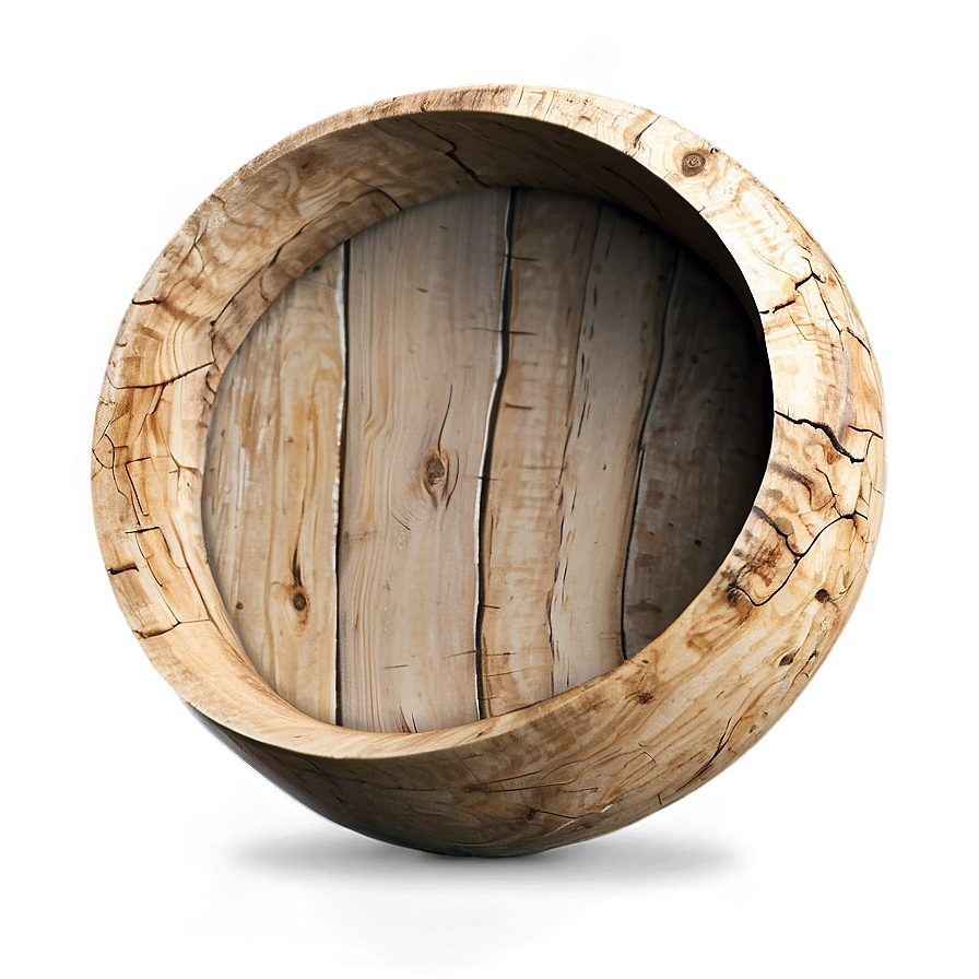 Raw Wood Circle Surface Png 58