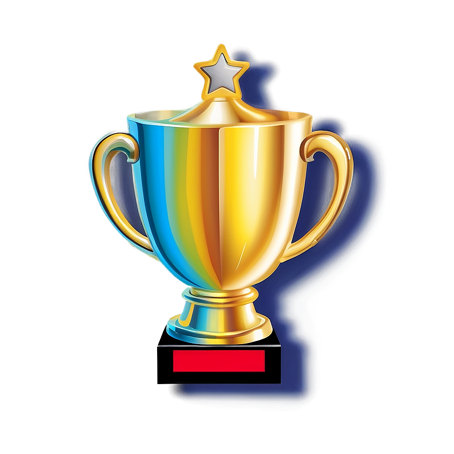 Reading Cartoon Trophy Png 06272024