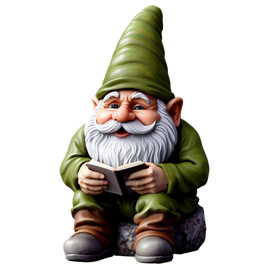 Reading Garden Gnome Png 72