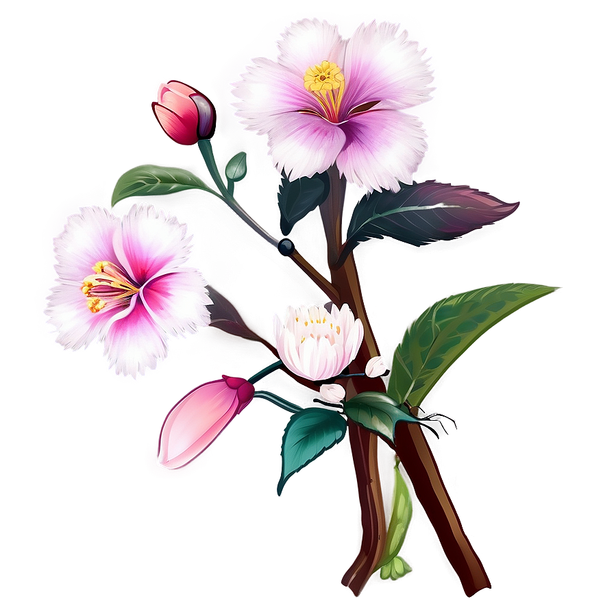 Real Blossoming Flowers Png Ece