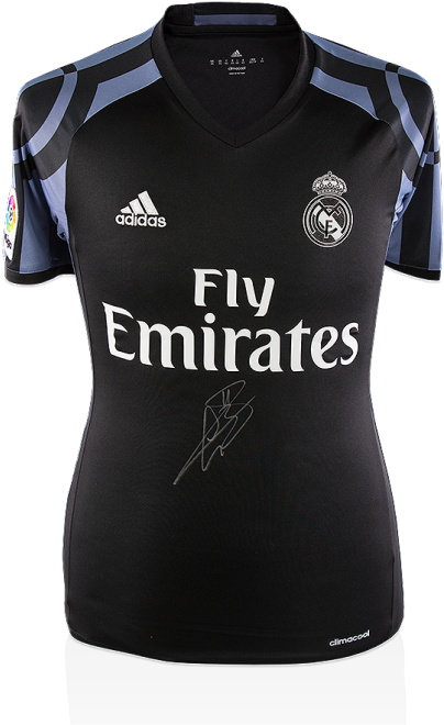 Real Madrid Black Jersey Sponsoredby Fly Emirates