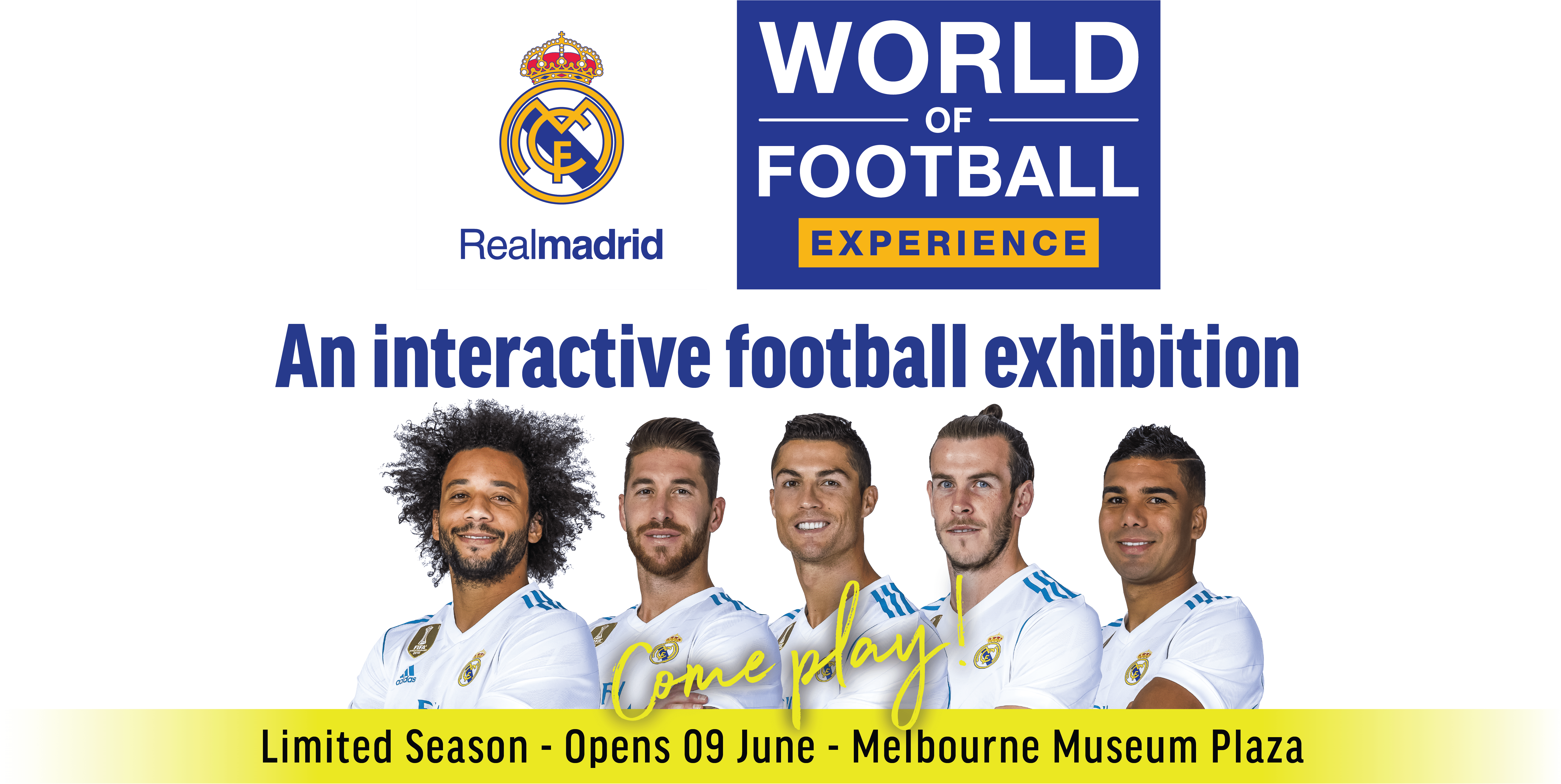 Real Madrid Interactive Football Exhibition Advert