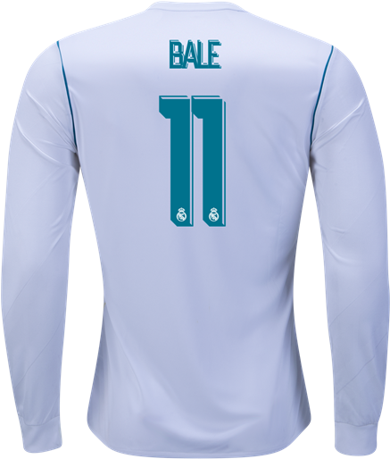 Real Madrid Number11 Jersey Back