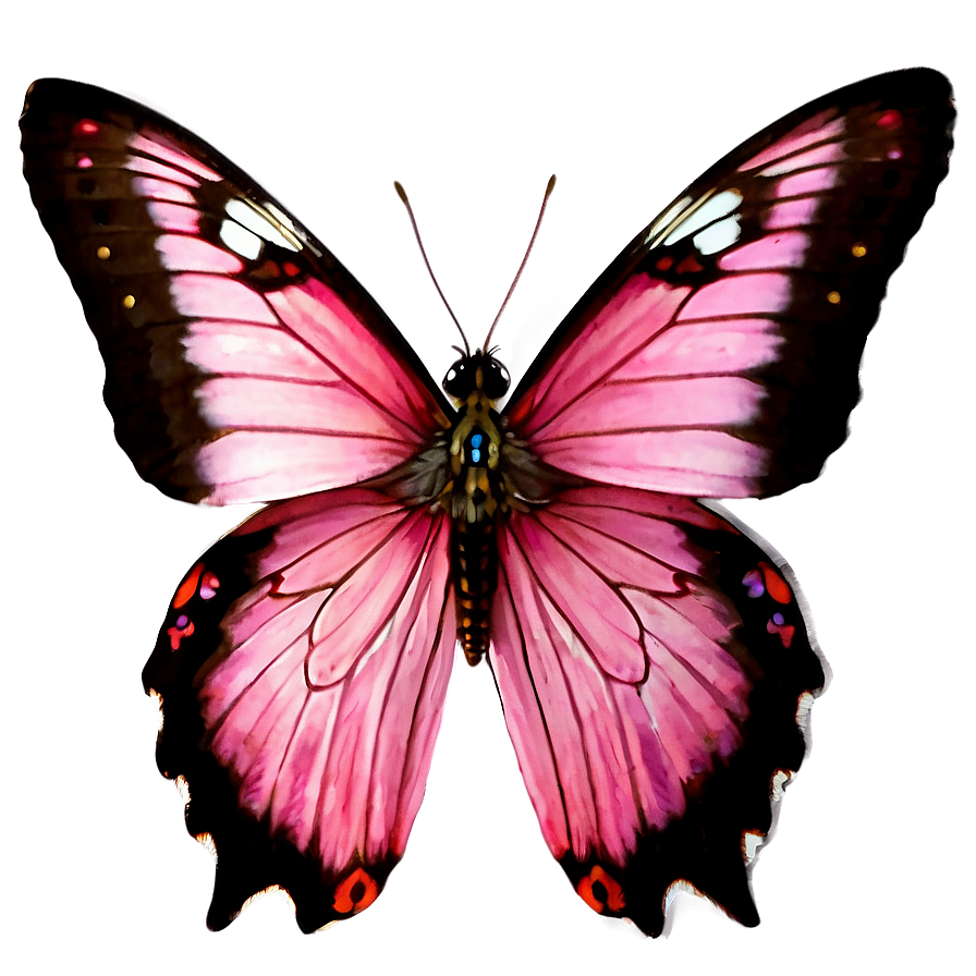 Real Pink Butterfly D