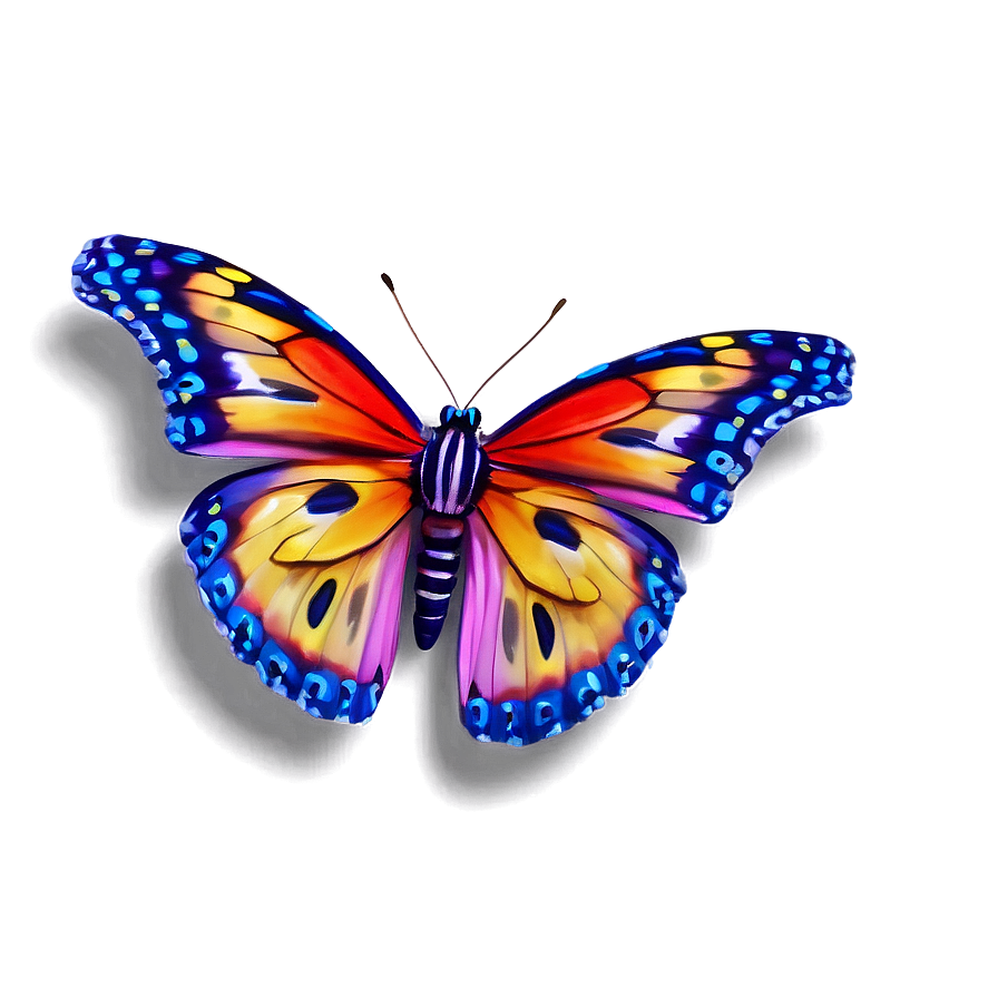 Realistic 3d Butterfly Image Png 06292024