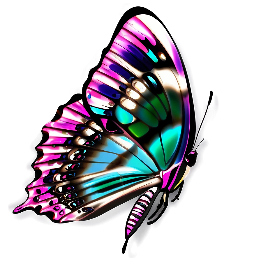 Realistic 3d Butterfly Image Png Twt17