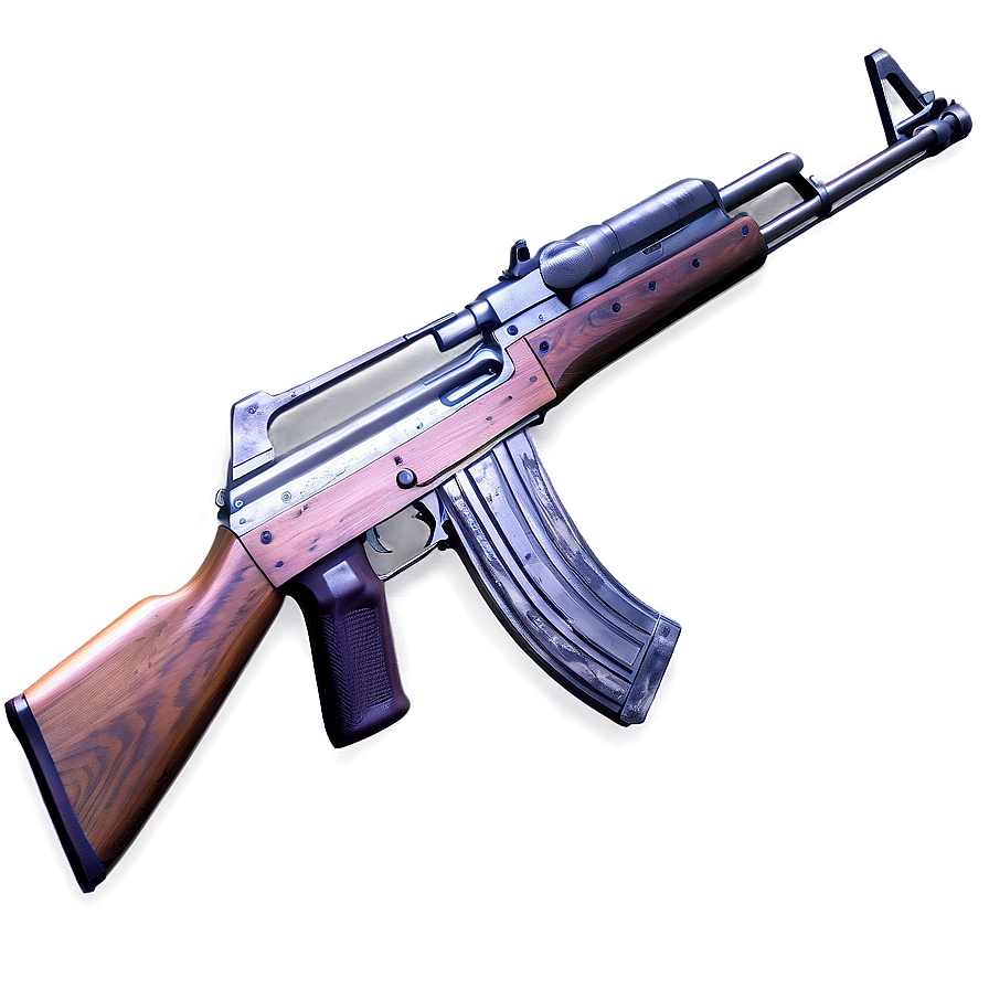 Realistic Ak 47 Weapon Png Lhw