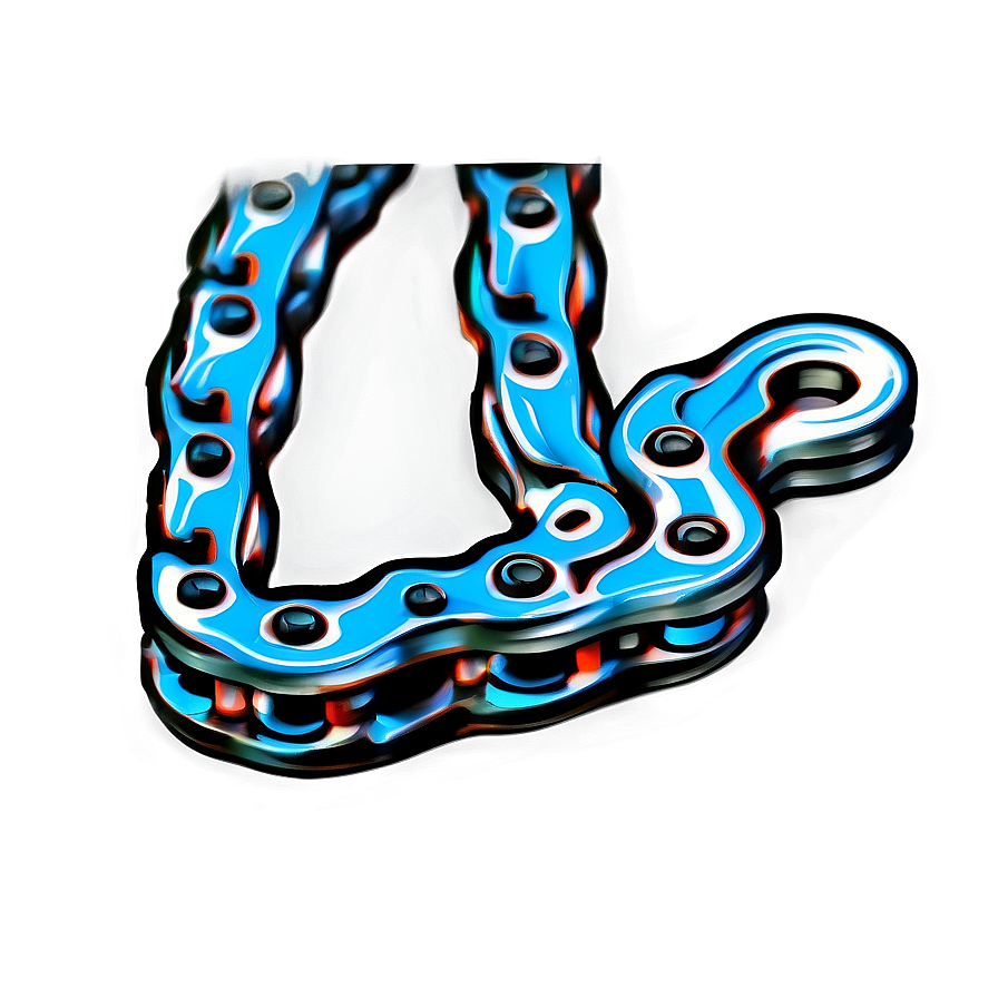 Realistic Bicycle Chain Png 11