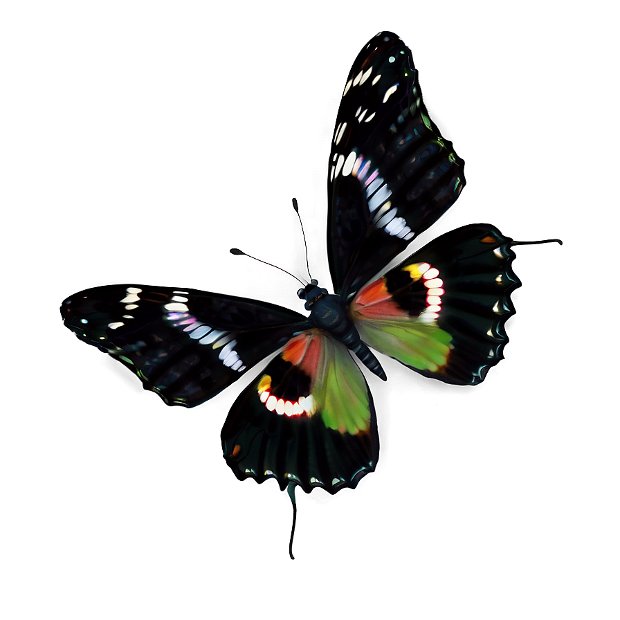 Realistic Black Butterfly Image Png Hgc63