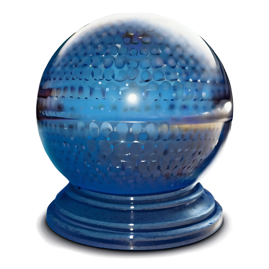 Realistic Blue Ball Png Yvw24