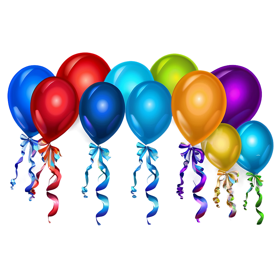 Realistic Blue Balloons Png Yyx86